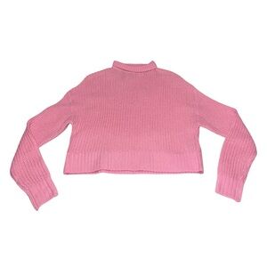 Cropped Turtleneck Sweater